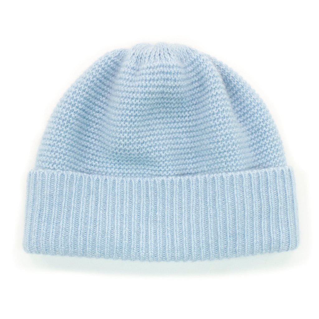 BABY CASHMERE BEANIE-BABY BLUE